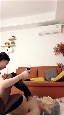 【领主】头套窒息-老头舔jio【完整版】 JS260525-44