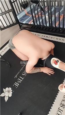 【严厉夫妻主】圈养狗笼彻底犬化 JS260712-49