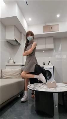 【爱可】女神范-小白鞋白袜气味辱   JS260920-23